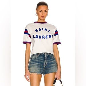 SAINT LAURENT short sleeve sweater top FINAL PRICE Dropped 3/23